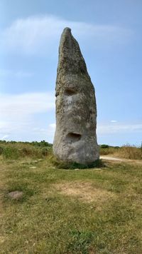 Menhir de Cam Louis, gr&ouml;&szlig;ter Menhir der Bretagne