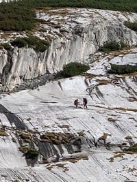 Kletterer am Steinberg