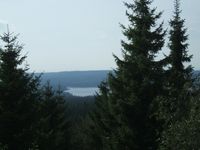 Aussichtshalde Schneckenstein: Talsperre Muldenberg